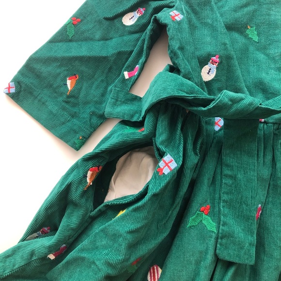 NWT Mini Boden Embroidered Cord Dress - Picture 9 of 12